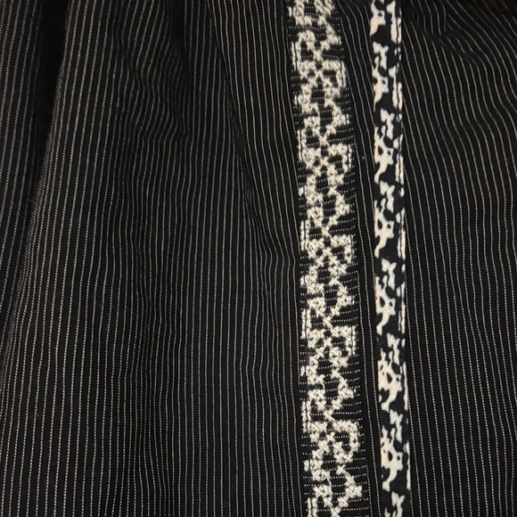 John Mark Black Blouse with Multicolor Embroidery - Picture 9 of 14